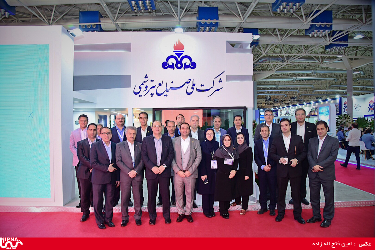 غرفه شرکت ملی صنایع پتروشیمی در سومین روز از نمایشگاه سیزدهم ایران پلاست 13