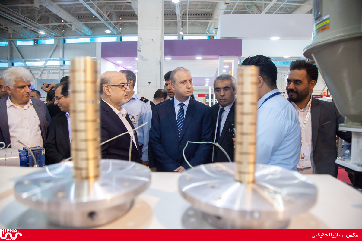 بازدید وزیر نفت و منابع معدنی سوریه از سیزدهمین نمایشگاه ایران پلاست 21