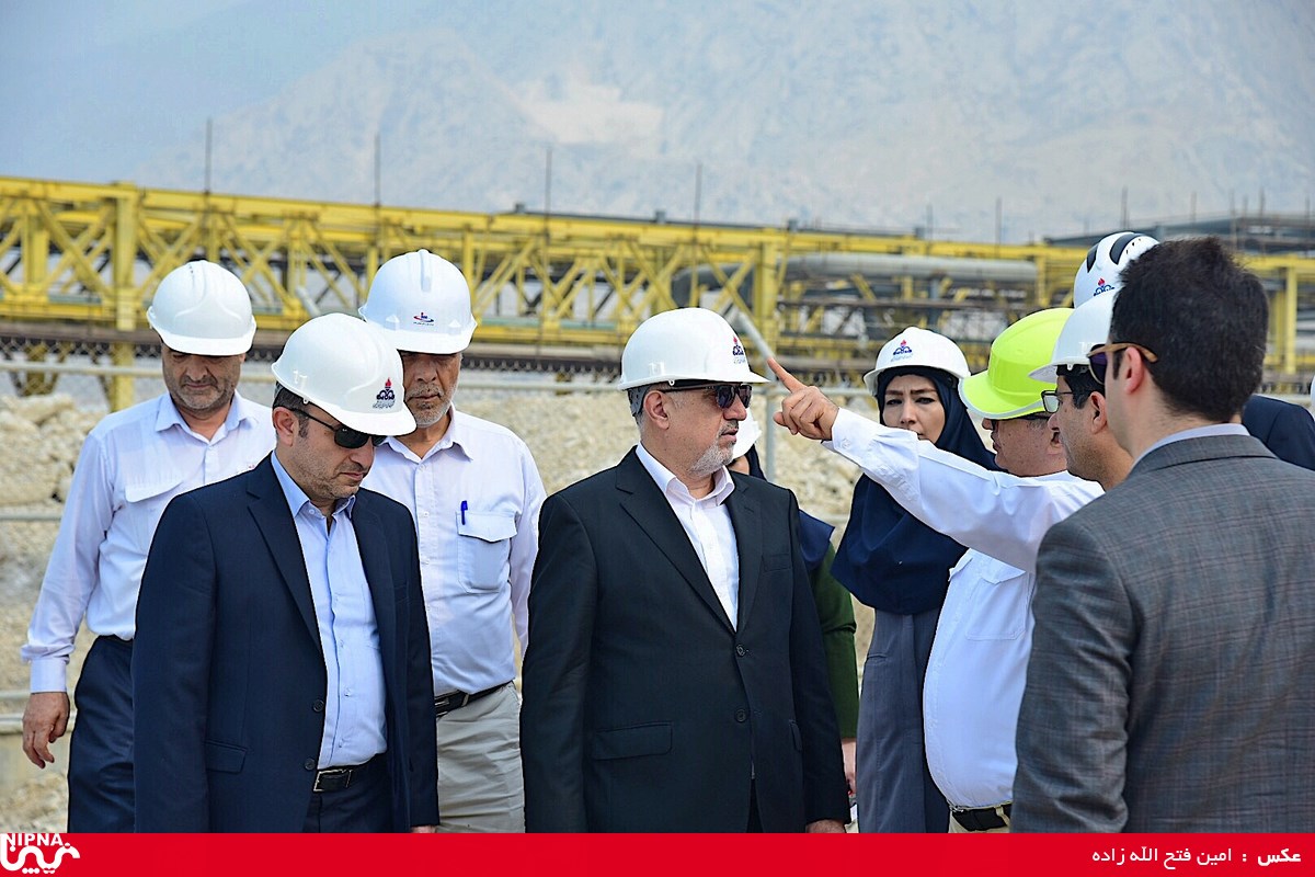 بازدید مدیر عامل شرکت ملی صنایع پتروشیمی از طرح های شرکت پالایش پارسیان سپهر،پلیمر پادجم ،دماوند،پارس فنل،کیمیای پارس خاورمیانه،متانول بوشهر واکسیر حلال ، 30