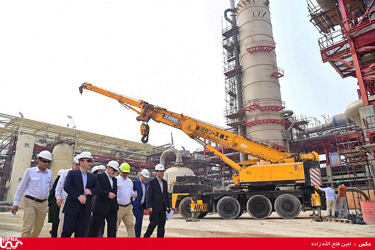 بازدید مدیر عامل شرکت ملی صنایع پتروشیمی از طرح های شرکت پالایش پارسیان سپهر،پلیمر پادجم ،دماوند،پارس فنل،کیمیای پارس خاورمیانه،متانول بوشهر واکسیر حلال ، 32