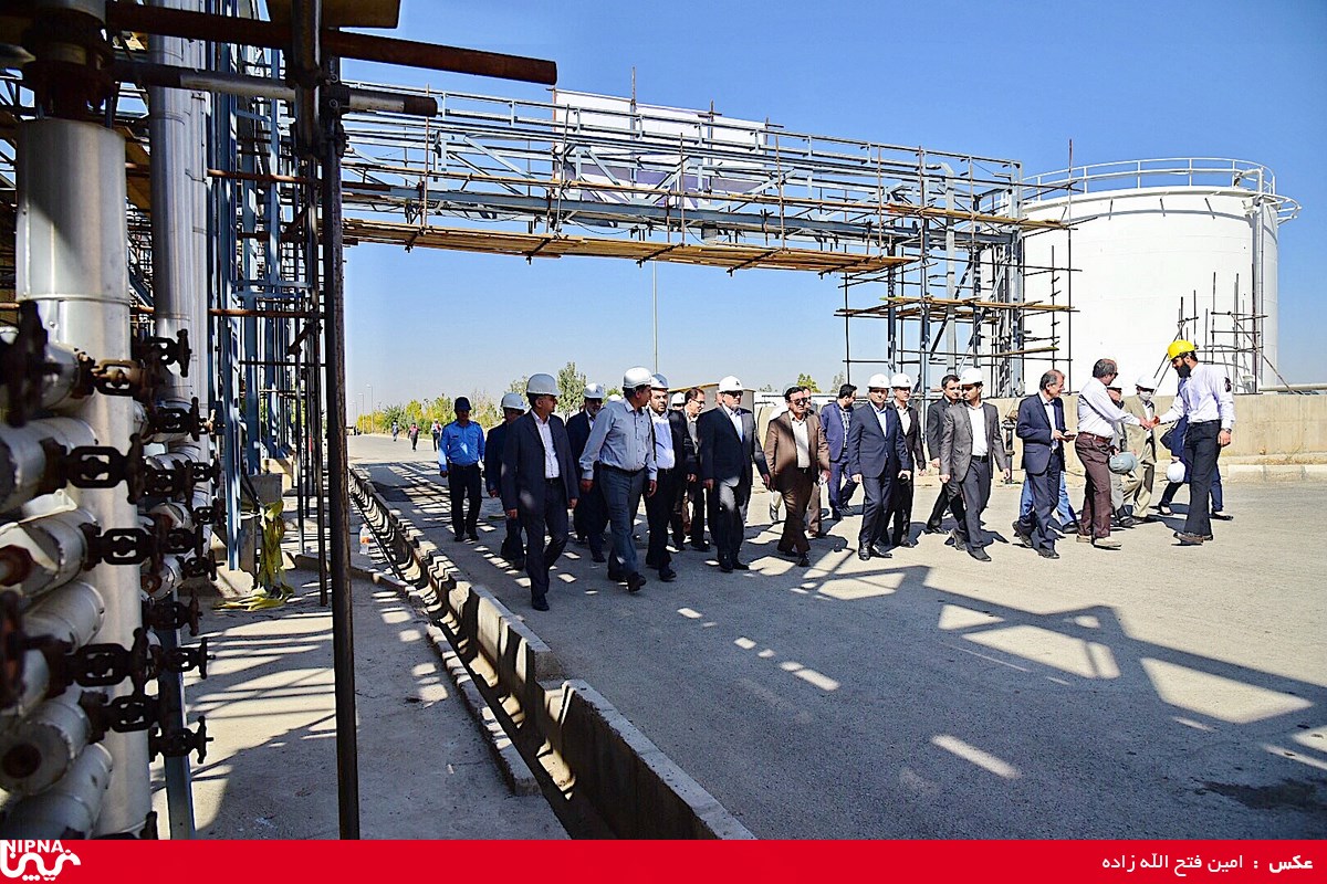 بازدید مدیر عامل شرکت ملی صنایع پتروشیمی از طرح پتروشیمی هگمتانه همدان 15