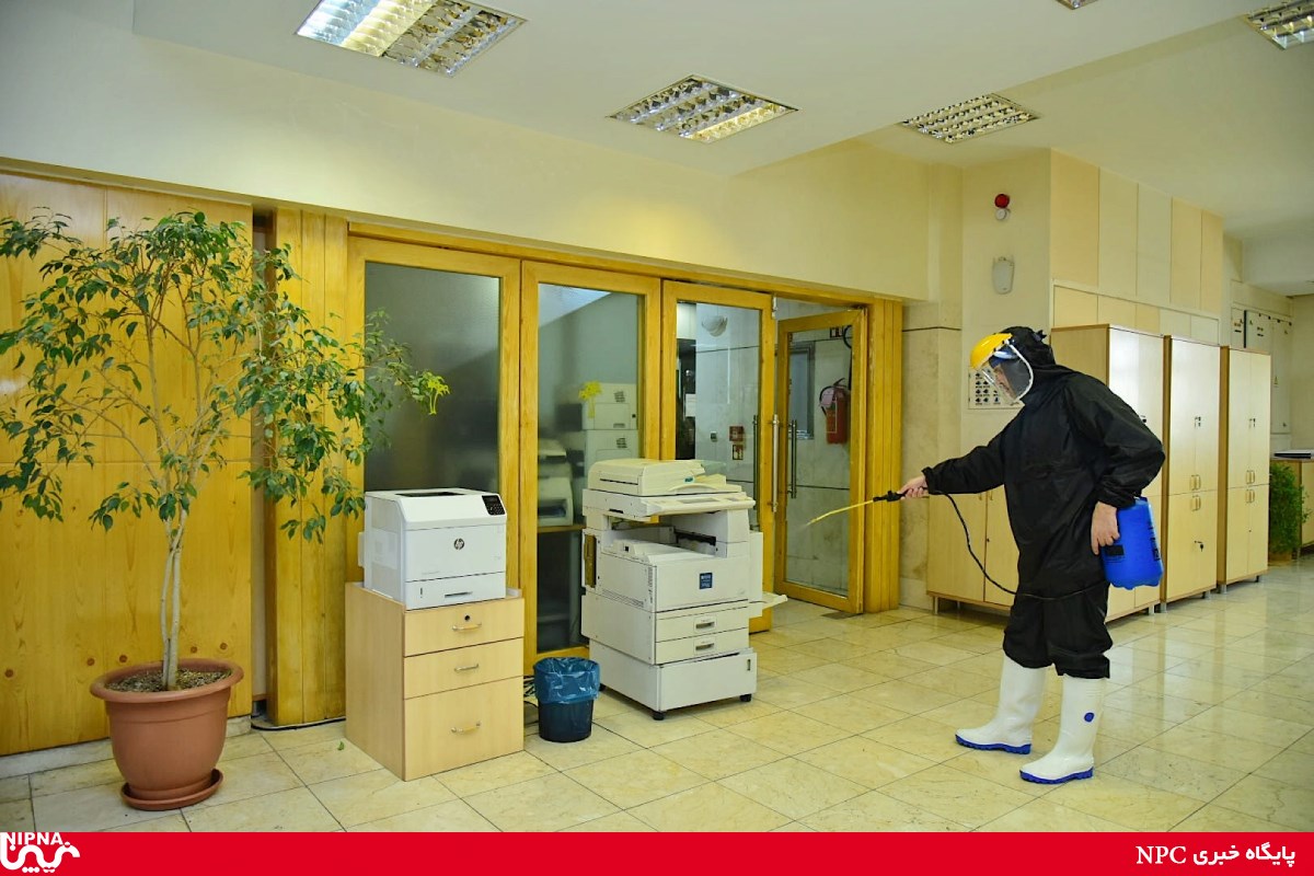 ضدعفونی وگندزدایی ساختمان شرکت ملی صنایع پتروشیمی 37