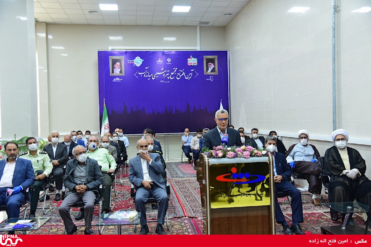 مراسم افتتاح مجتمع پتروشیمی میاندوآب با دستور رئیس جمهوری 8