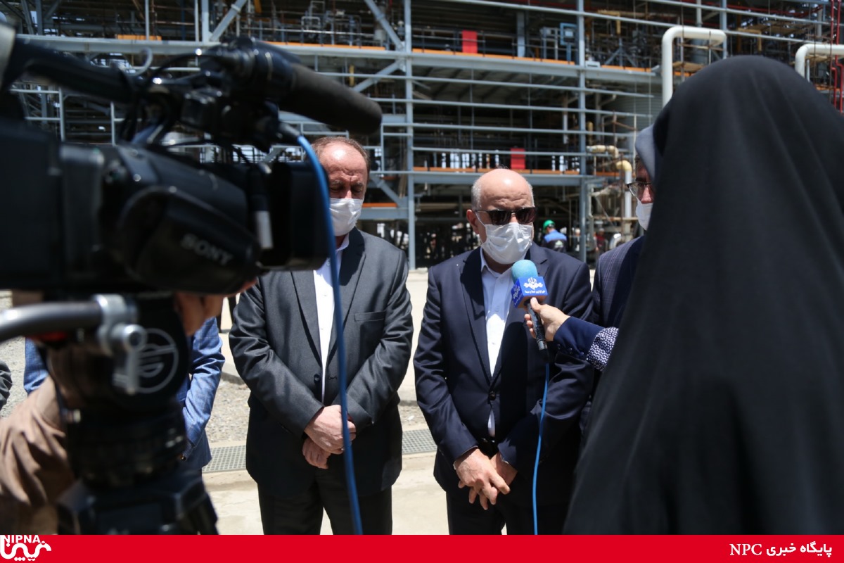 بازدید معاون وزیر نفت در امور پتروشیمی از طرح پتروشیمی هگمتانه و تصفیه خانه همدان   26