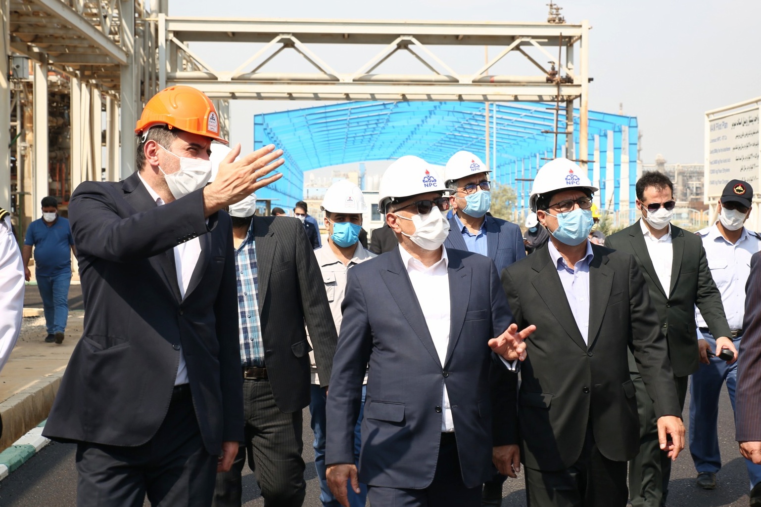 بازدید مدیرعامل شرکت ملی صنایع پتروشیمی از چند طرح توسعه ای در منطقه ماهشهر 19