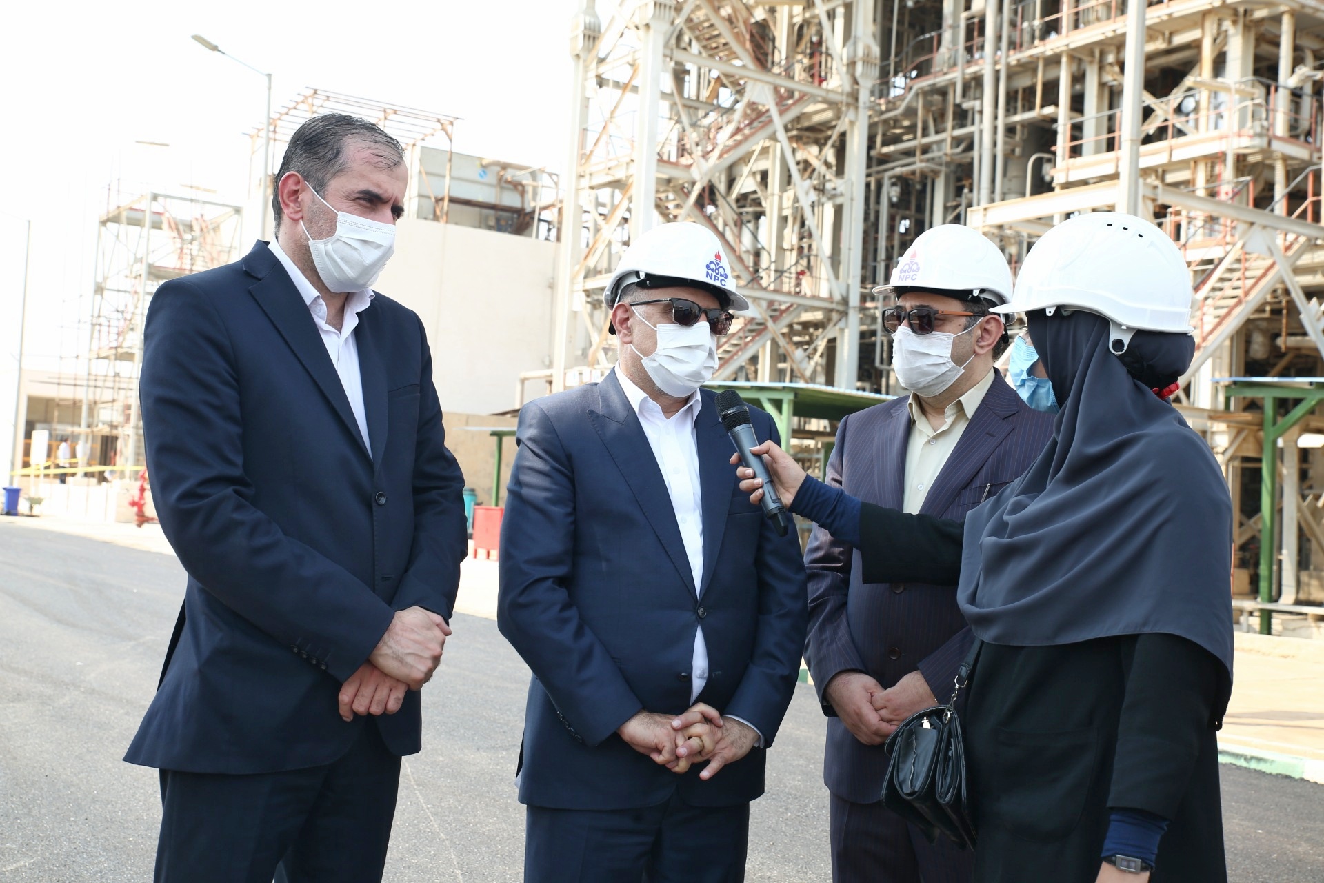 بازدید مدیرعامل شرکت ملی صنایع پتروشیمی از چند طرح توسعه ای در منطقه ماهشهر 23