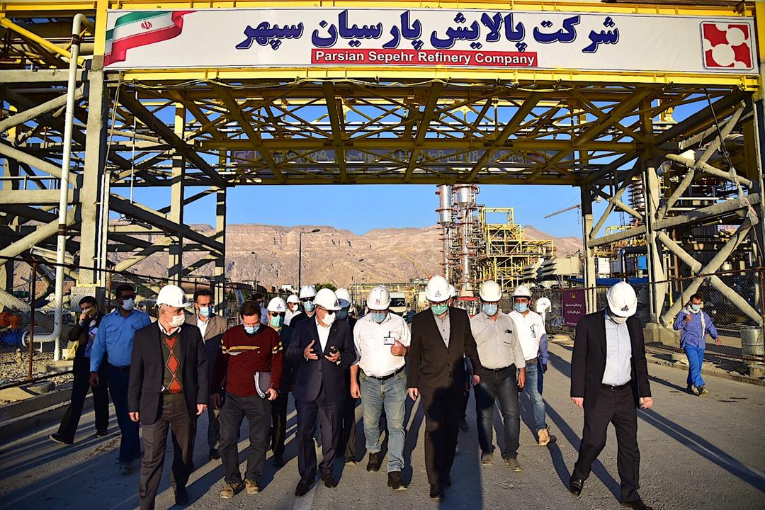 بازدید مهندس محمدی از طرح پالایش پارسیان سپهر 2