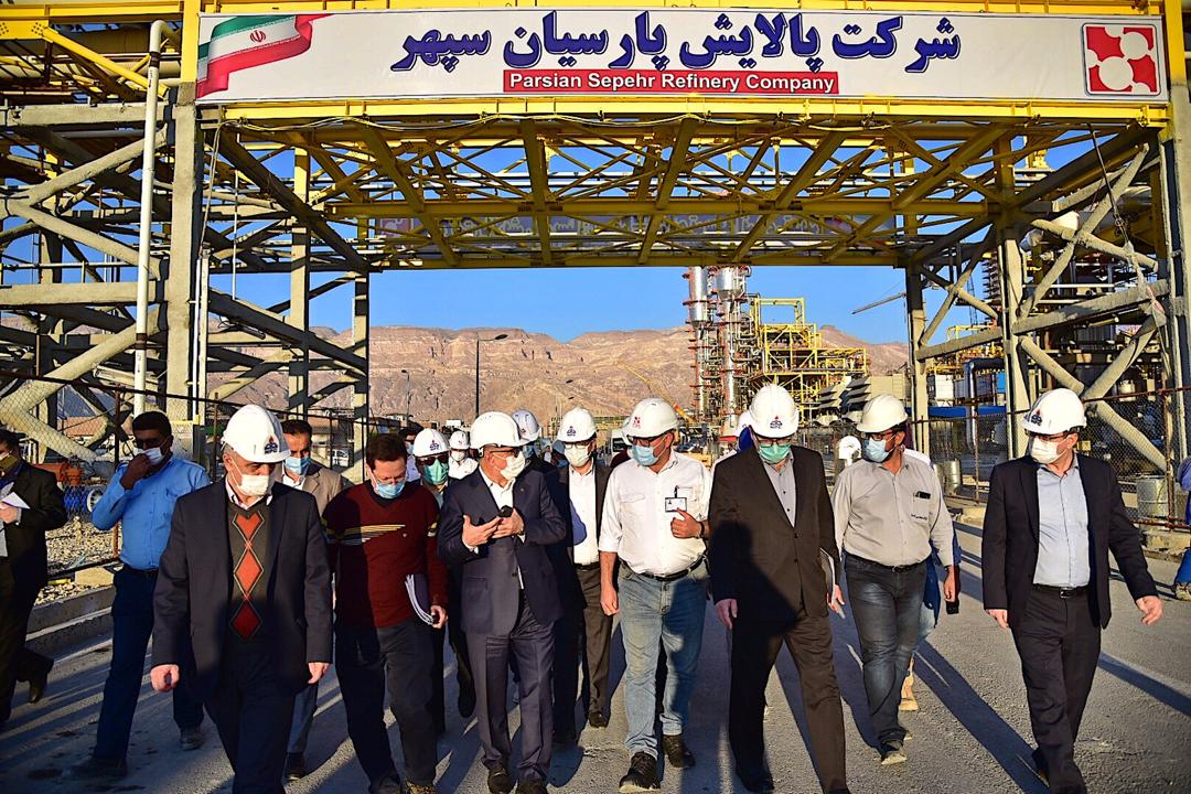 بازدید مهندس محمدی از طرح پالایش پارسیان سپهر 3