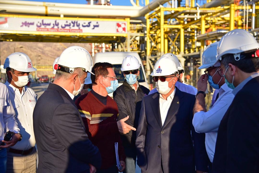 بازدید مهندس محمدی از طرح پالایش پارسیان سپهر 4