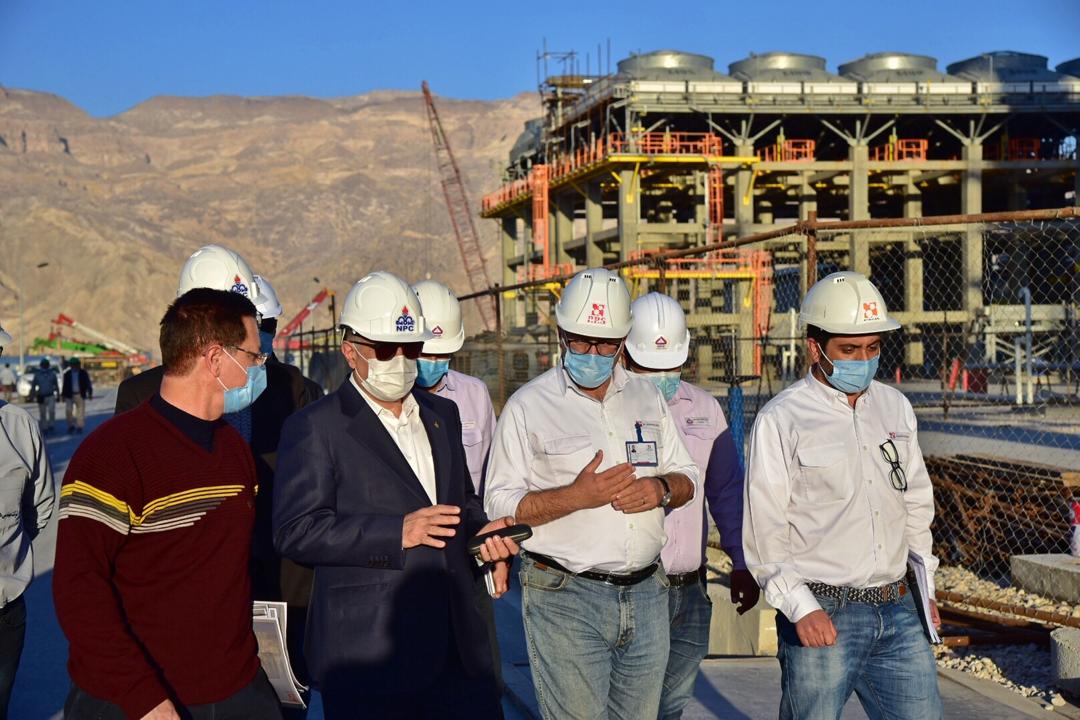 بازدید مهندس محمدی از طرح پالایش پارسیان سپهر 6
