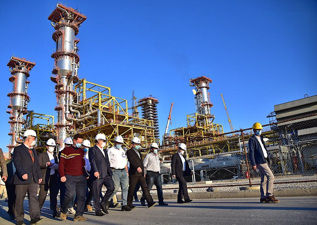 بازدید مهندس محمدی از طرح پالایش پارسیان سپهر 10