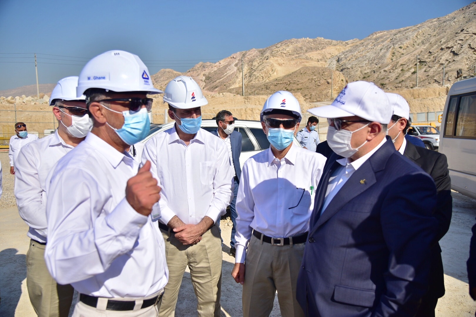 بازدید مهندس محمدی از طرح های جهش دوم و سوم صنعت پتروشیمی 7