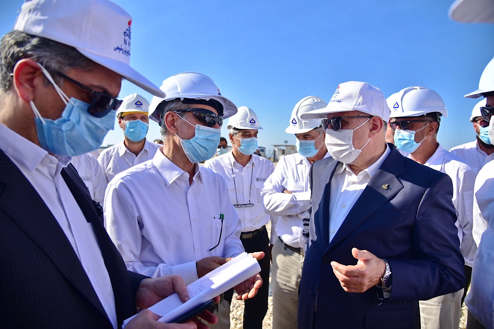 بازدید مهندس محمدی از طرح های جهش دوم و سوم صنعت پتروشیمی 10