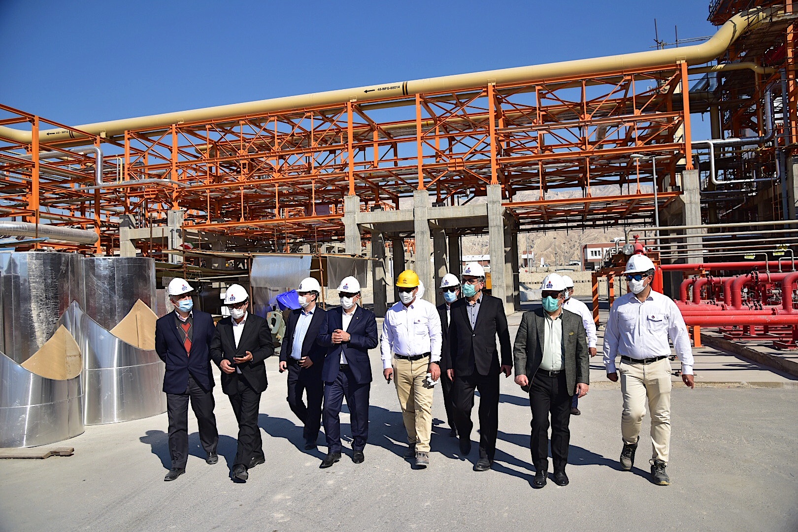 بازدید مهندس محمدی از طرح های جهش دوم و سوم صنعت پتروشیمی 15