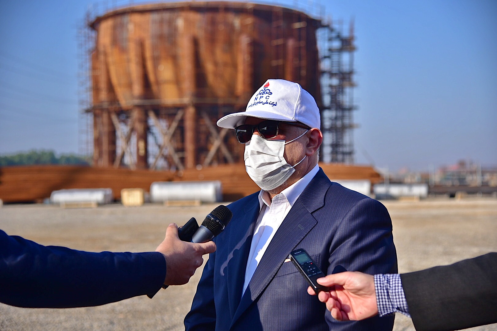 بازدید مهندس محمدی از طرح های  پتروشیمی 5