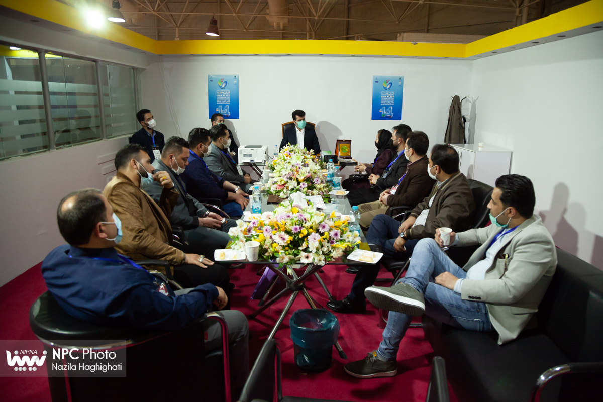 جلسات رییس ستاد نمایشگاه با هیئت های خارجی در چهاردهمین نمایشگاه بین المللی ایران پلاست 11