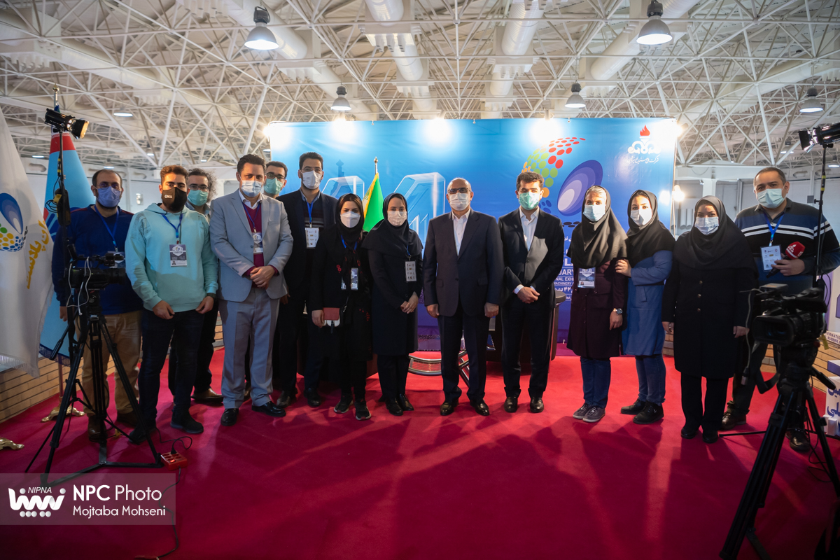 حضور مدیرعامل شرکت ملی صنایع پتروشیمی در ستاد خبری چهاردهمین نمایشگاه بین المللی ایران پلاست 7