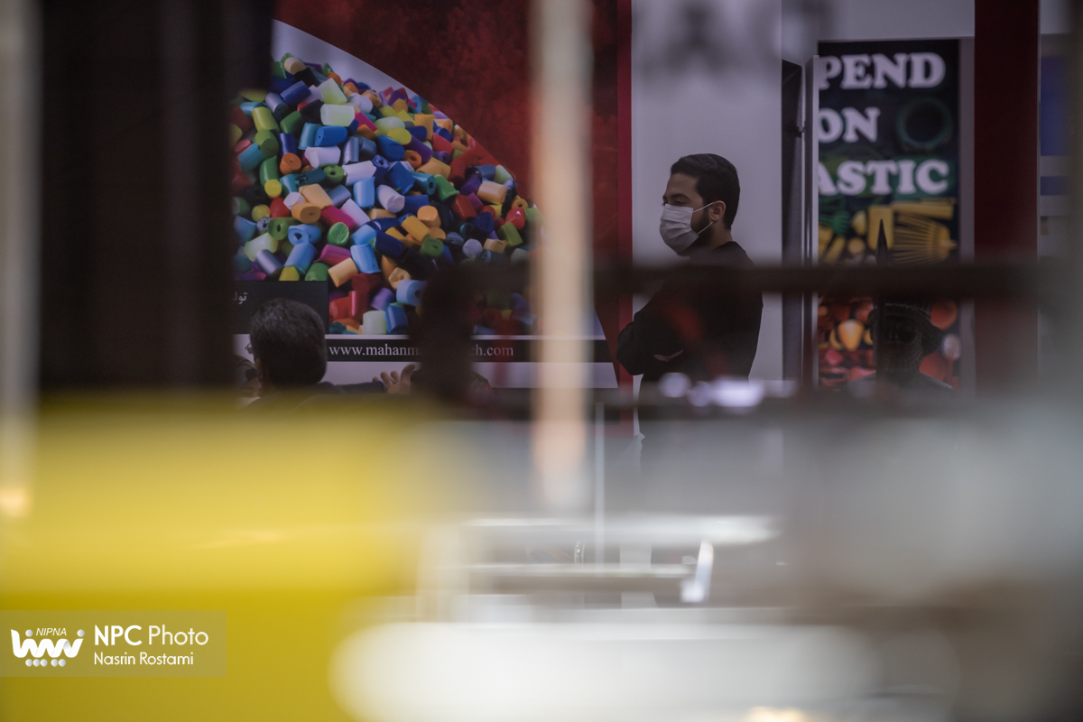 سالن 38B در چهارمین روز از چهاردهمین نمایشگاه بین المللی ایران پلاست 5