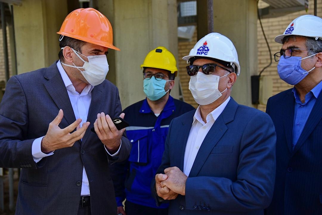 بازدید بهزاد محمدی معاون وزیر نفت و مدیر عامل شرکت ملی صنایع پتروشیمی از مرکز اراک شرکت پژوهش و فناوری پتروشیمی  2