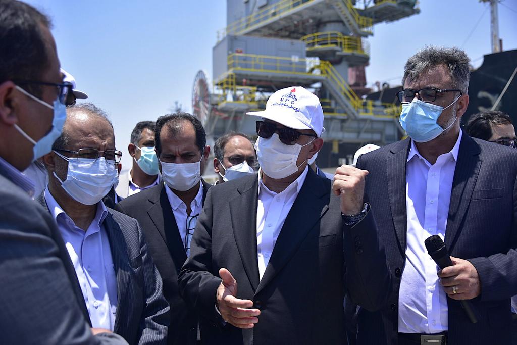 بازدید میدانی معاون وزیر نفت و مدیرعامل شرکت ملی صنایع پتروشیمی از طرح ها و مجتمع های مستقر در عسلویه و منطقه پارسیان /11و 12خرداد 1400