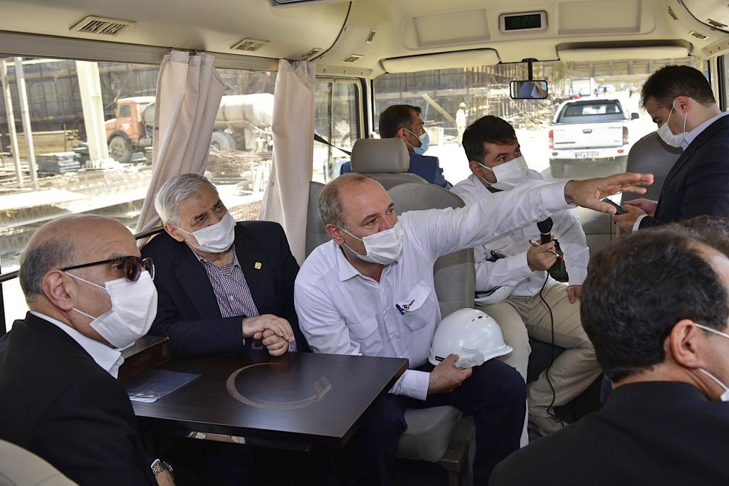 بازدید میدانی معاون وزیر نفت و مدیرعامل شرکت ملی صنایع پتروشیمی از طرح ها و مجتمع های مستقر در عسلویه و منطقه پارسیان /11و 12خرداد 1400