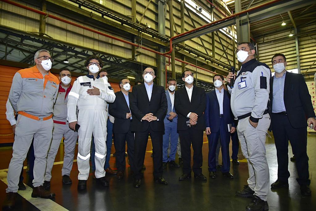 بازدید میدانی معاون وزیر نفت و مدیرعامل شرکت ملی صنایع پتروشیمی از طرح ها و مجتمع های مستقر در عسلویه و منطقه پارسیان /11و 12خرداد 1400