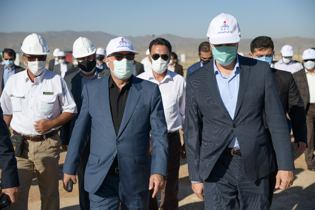 بازدید میدانی معاون وزیر نفت و مدیرعامل شرکت ملی صنایع پتروشیمی از طرح راهبردی GTPP پتروشیمی اسلام آباد  3