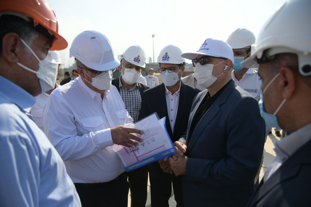 بازدید میدانی معاون وزیر نفت و مدیر عامل شرکت ملی صنایع پتروشیمی از طرحهای پتروشیمی مستقر در منطقه عسلویه و دیر/شهریور1400 4