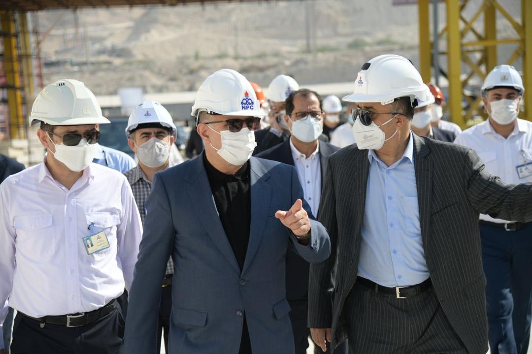بازدید میدانی معاون وزیر نفت و مدیر عامل شرکت ملی صنایع پتروشیمی از طرحهای پتروشیمی مستقر در منطقه عسلویه و دیر/شهریور1400 5