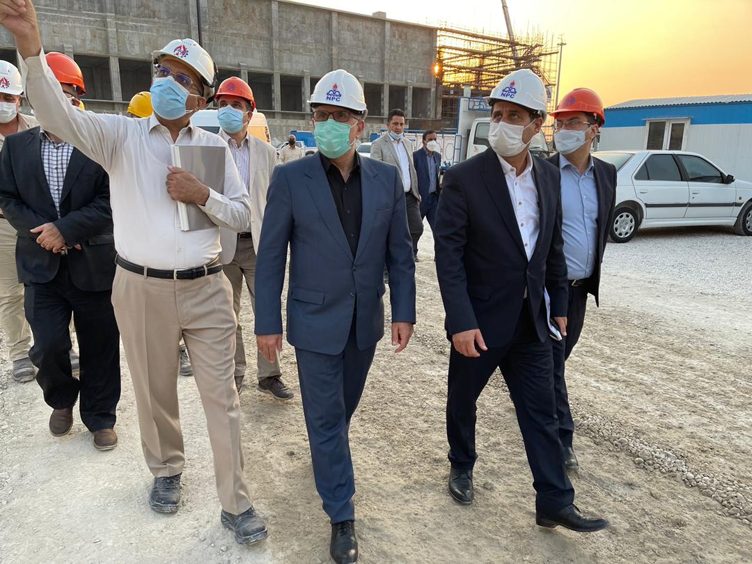 بازدید میدانی معاون وزیر نفت و مدیر عامل شرکت ملی صنایع پتروشیمی از طرحهای پتروشیمی مستقر در منطقه عسلویه و دیر/شهریور1400 9