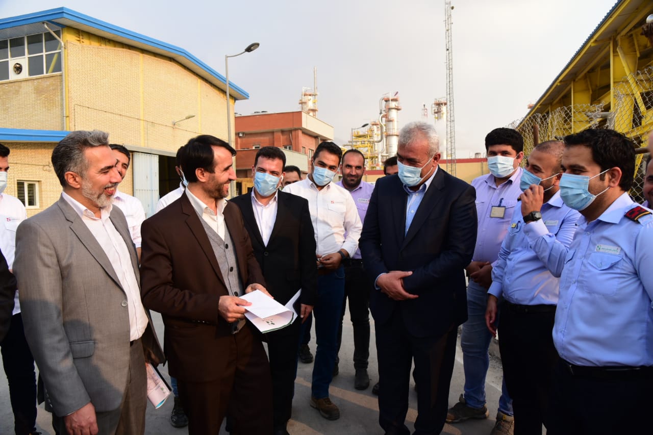 بازدید میدانی معاون وزیر نفت و مدیرعامل شرکت ملی صنایع پتروشیمی از طرح ها و مجتمع های پتروشیمی عسلویه/ 23 دی 1400 11