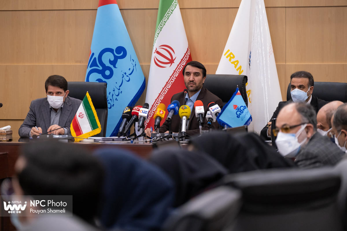 نشست خبری مدیرعامل شرکت ملی صنایع پتروشیمی در دومین روز پانزدهمین نمایشگاه بین‌المللی ایران‌پلاست 22