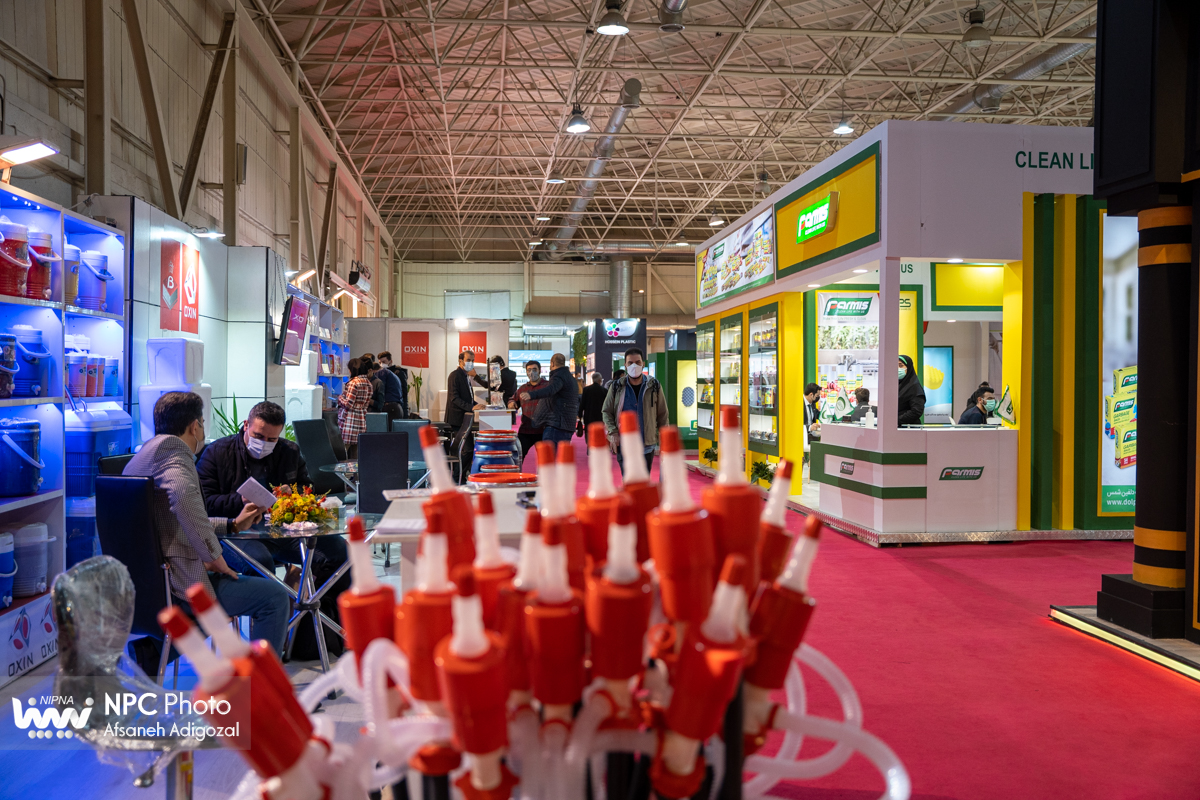 سالن 41B در سومین روز از پانزدهمین نمایشگاه بین المللی ایران پلاست 1