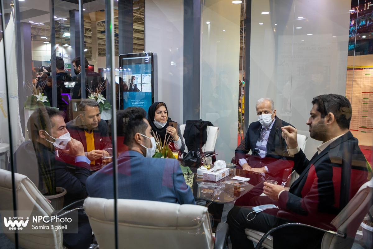 غرفه شرکت ملی صنایع پتروشیمی در روز پایانی پانزدهمین نمایشگاه بین المللی ایران پلاست 15