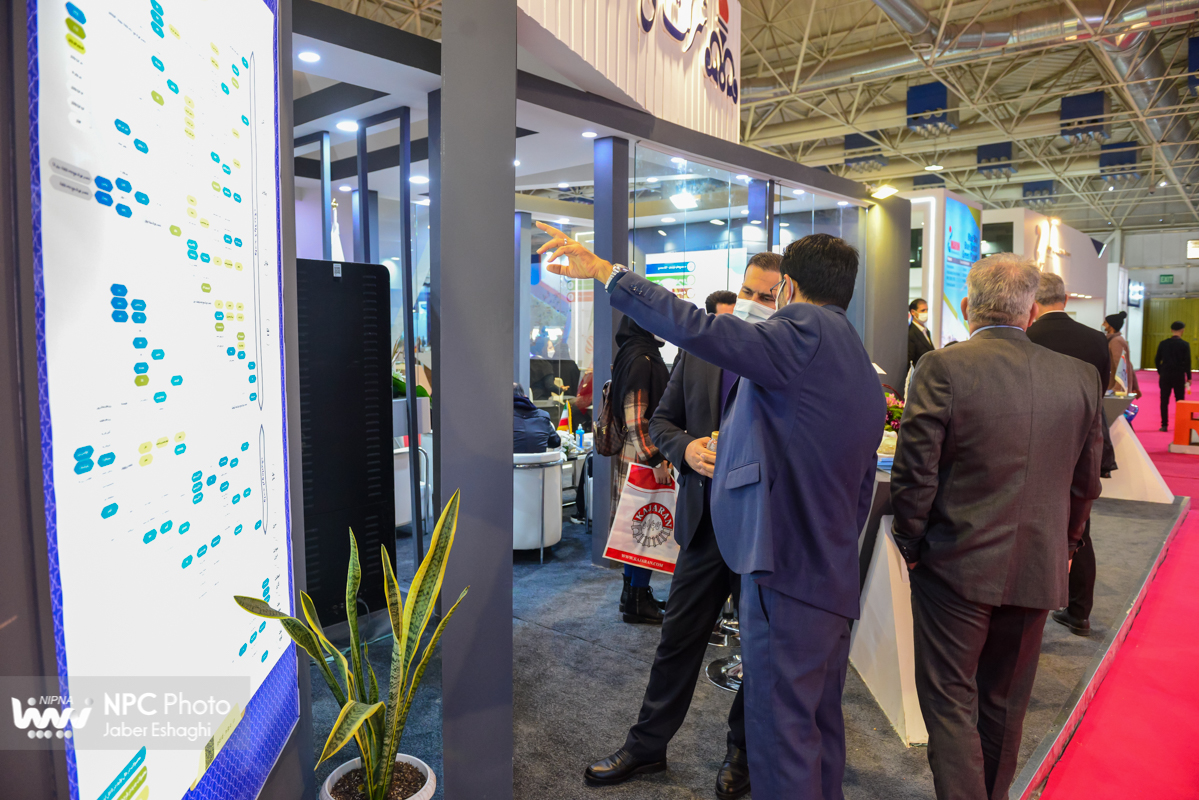 غرفه شرکت ملی صنایع پتروشیمی در روز پایانی پانزدهمین نمایشگاه بین المللی ایران پلاست 22