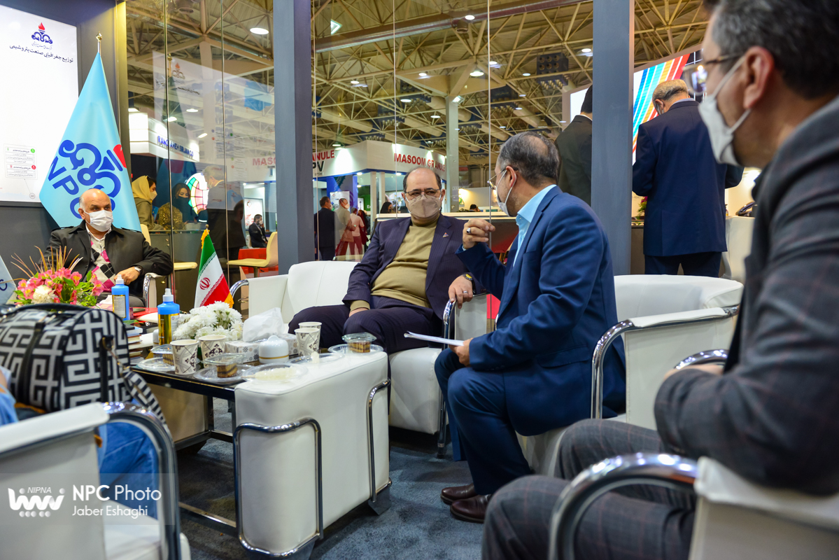 غرفه شرکت ملی صنایع پتروشیمی در روز پایانی پانزدهمین نمایشگاه بین المللی ایران پلاست 24