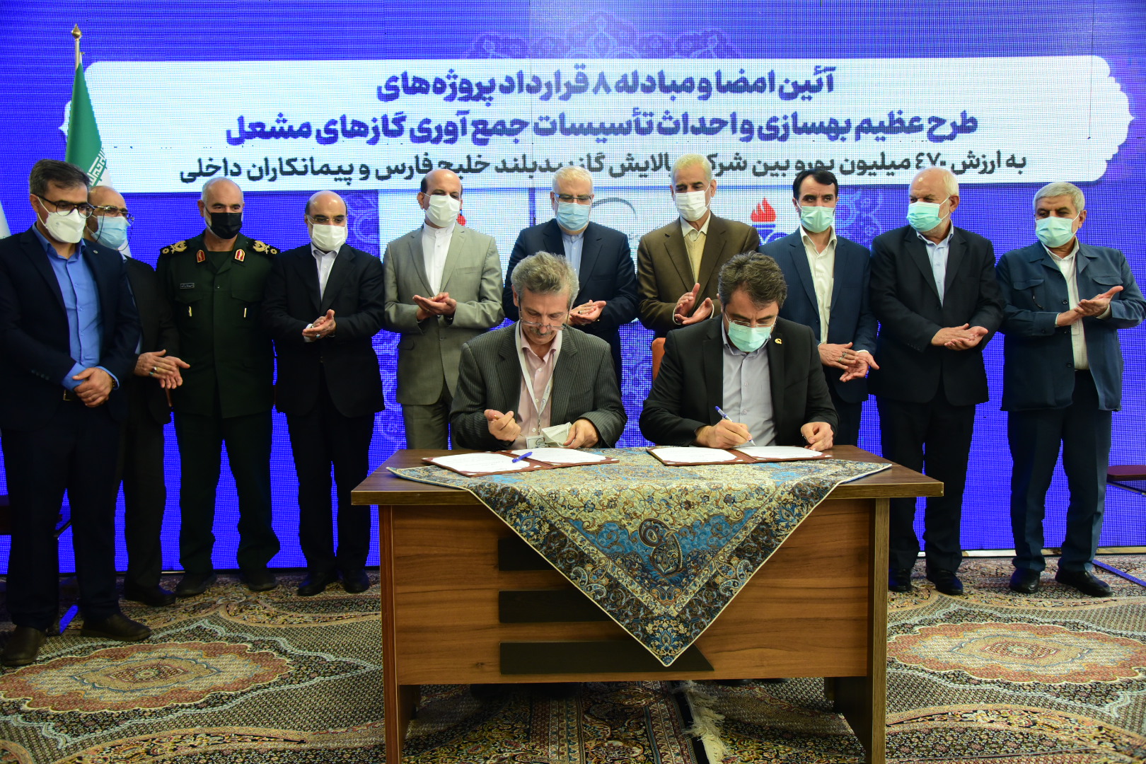 : آیین بهره‌برداری از تأسیسات و مخازن ذخیره‌سازی و اسکله شرکت پالایش گاز بیدبلند خلیج فارس و 91 نشست شورای راهبردی منطقه ویژه اقتصادی پتروشیمی ماهشهر 3