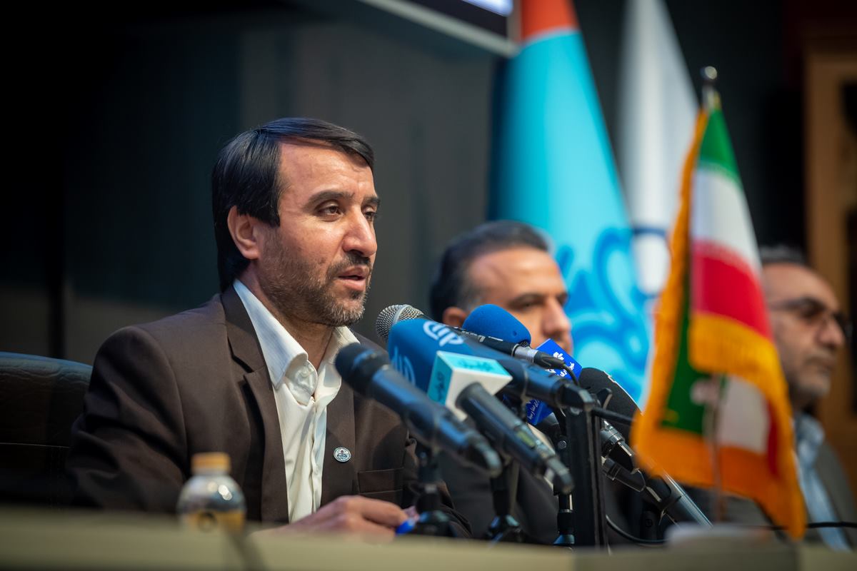 نشست خبری معاون وزیر نفت و مدیر عامل شرکت ملی صنایع پتروشیمی در بیست و ششمین نمایشگاه بین المللی صنعت نفت 8