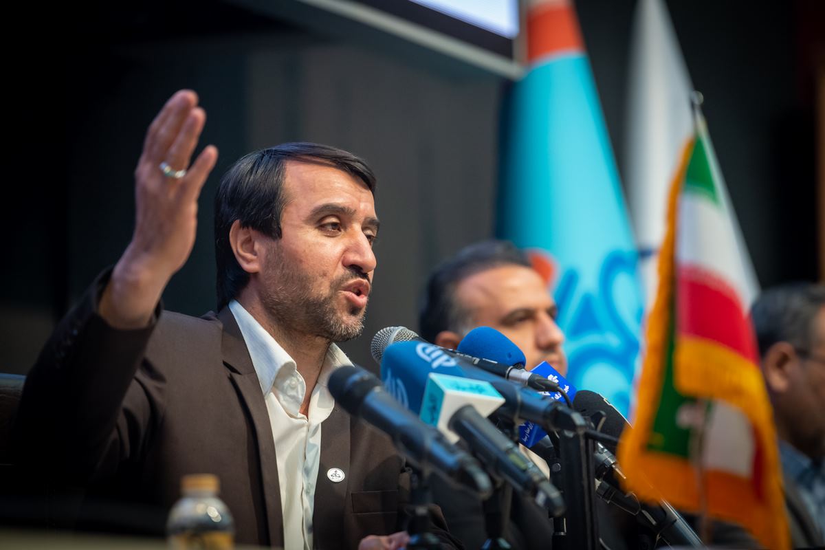 نشست خبری معاون وزیر نفت و مدیر عامل شرکت ملی صنایع پتروشیمی در بیست و ششمین نمایشگاه بین المللی صنعت نفت 9