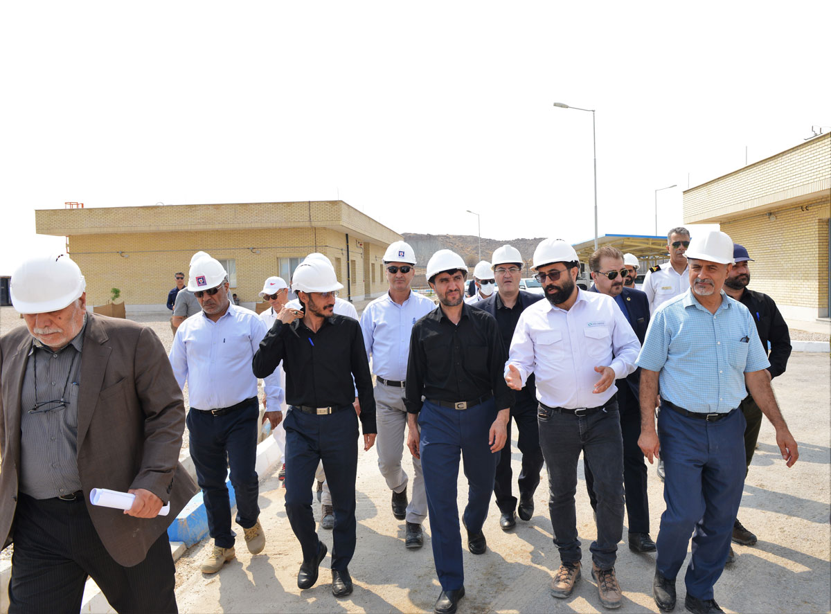 بازدید معاون وزیر نفت و مدیر عامل شرکت ملی صنایع پتروشیمی از منطقه ویژه اقتصادی پتروشیمی و پتروشیمی گچساران/مرداد1401