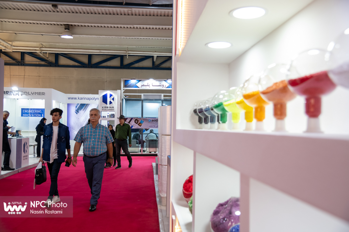 سالن 44A در اولین روز از شانزدهمین نمایشگاه بین المللی ایران پلاست 11