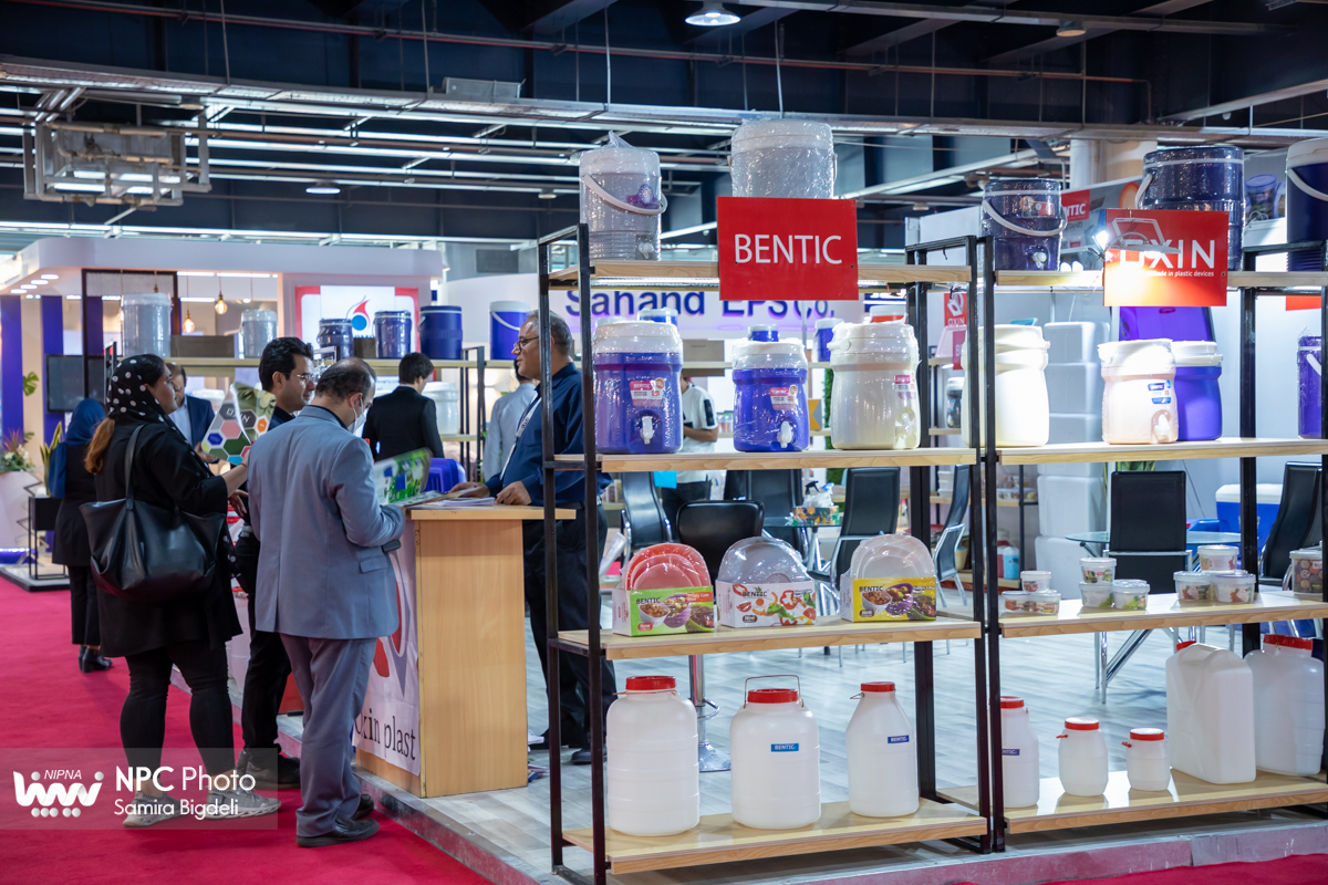 سالن 31B در چهارمین روز از شانزدهمین نمایشگاه بین المللی ایران پلاست 12