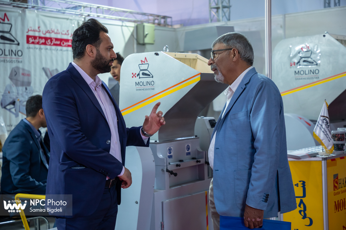 سالن 35 در چهارمین روز از شانزدهمین نمایشگاه بین المللی ایران پلاست 7