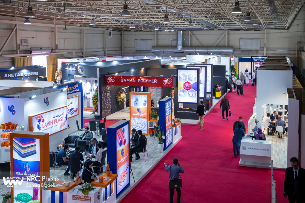 سالن 40A&B در چهارمین روز از شانزدهمین نمایشگاه بین المللی ایران پلاست 14