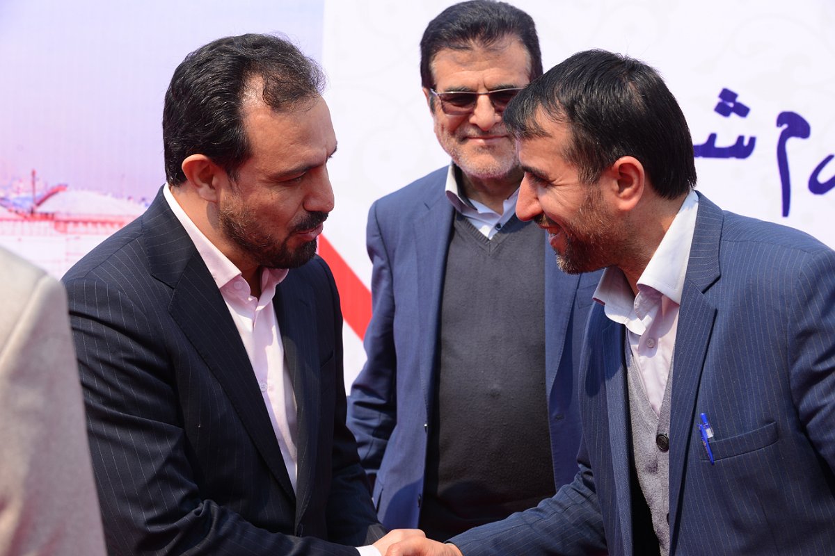 آیین افتتاح مخازن نه‌گانه فاز دوم مخازن سبز پتروشیمی عسلویه با حضور معاون وزیر نفت و مدیر عامل شرکت ملی صنایع پتروشیمی 5