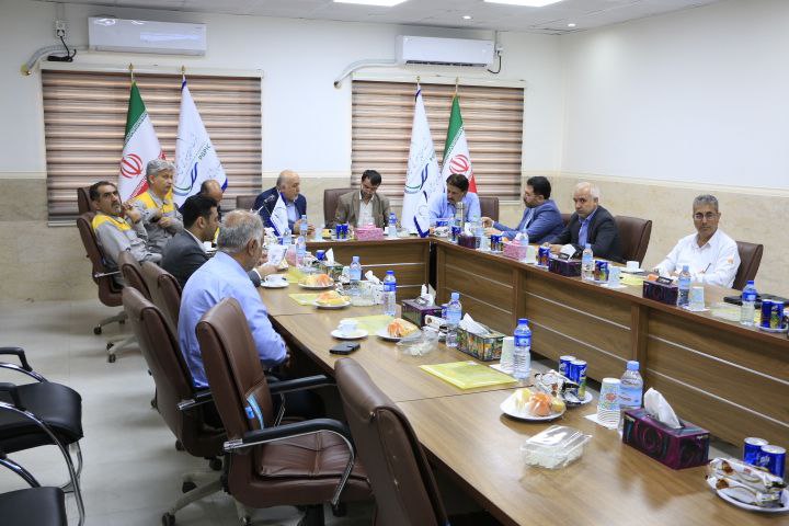 بازدید معاون وزیر نفت و مدیر عامل شرکت ملی صنایع پتروشیمی از شرکت پالایش گاز هویزه خلیج فارس 1