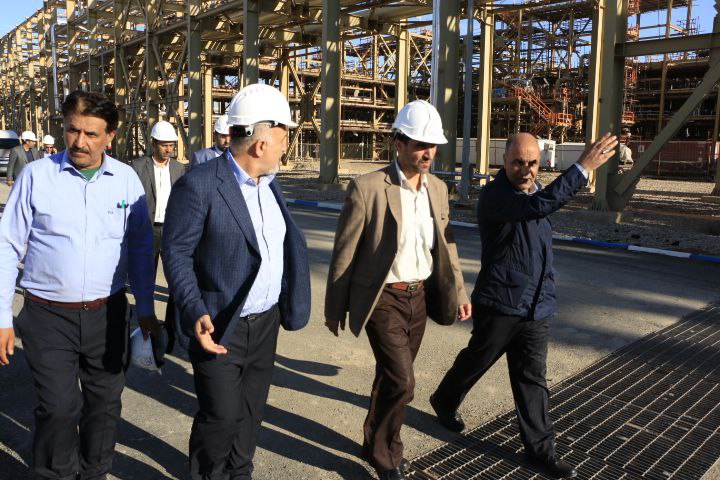 بازدید معاون وزیر نفت و مدیر عامل شرکت ملی صنایع پتروشیمی از شرکت پالایش گاز هویزه خلیج فارس 4