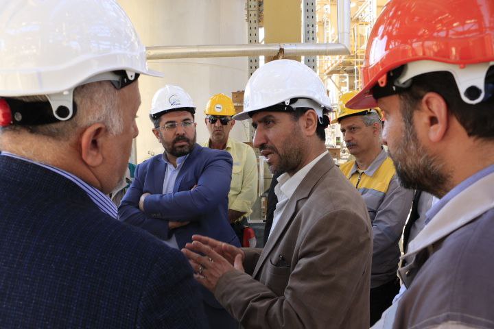 بازدید معاون وزیر نفت و مدیر عامل شرکت ملی صنایع پتروشیمی از شرکت پالایش گاز هویزه خلیج فارس 7