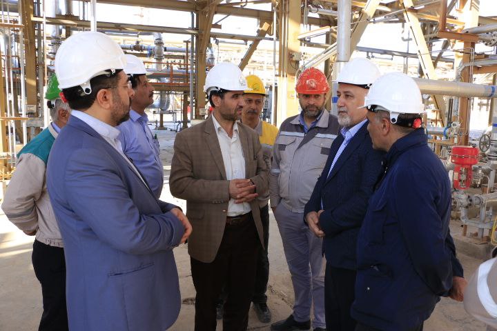 بازدید معاون وزیر نفت و مدیر عامل شرکت ملی صنایع پتروشیمی از شرکت پالایش گاز هویزه خلیج فارس 8