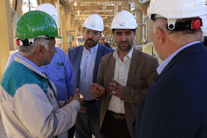 بازدید معاون وزیر نفت و مدیر عامل شرکت ملی صنایع پتروشیمی از شرکت پالایش گاز هویزه خلیج فارس 10